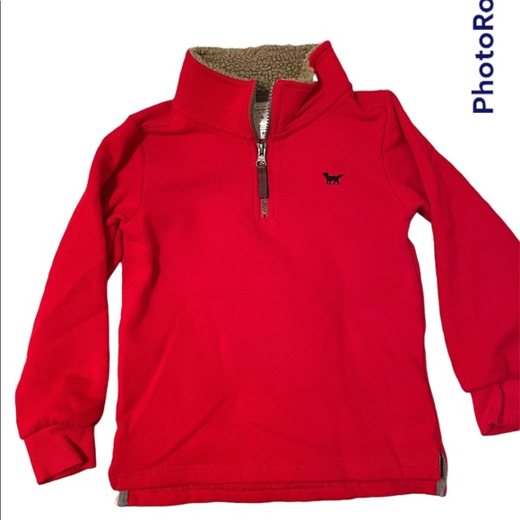 Carter's Other - Carters boys 1/4 zip red fleece size 6
